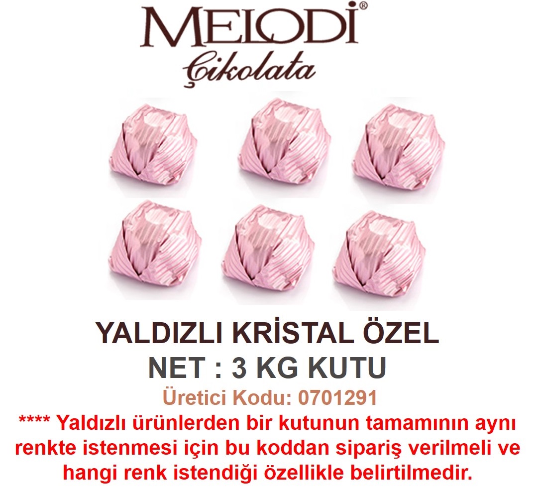 MLD - YALDIZLI KRİSTAL ÖZEL [ 3 KG ] / PEMBE