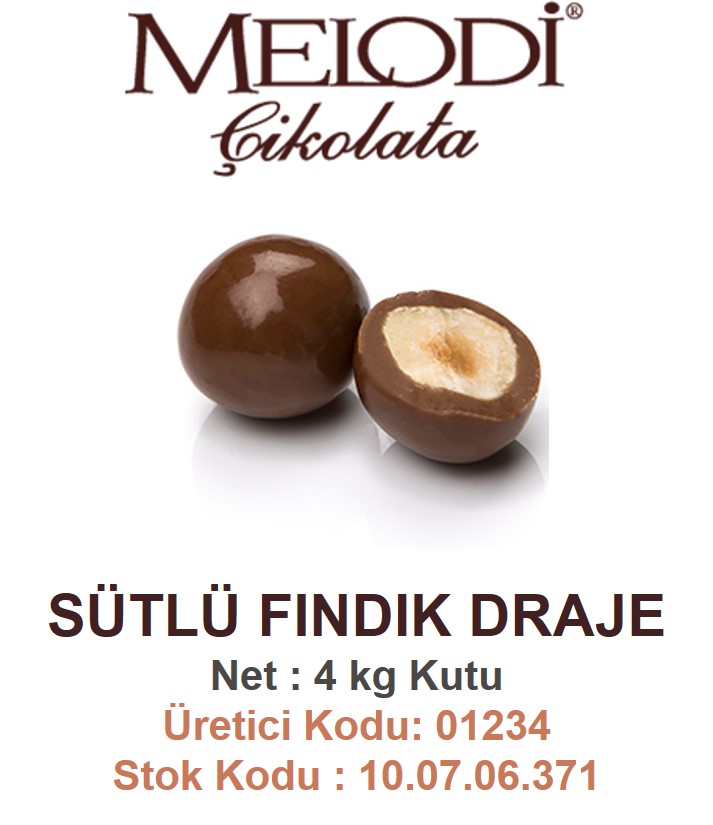MLD - SÜTLÜ FINDIK DRAJE [ 4 KG ]