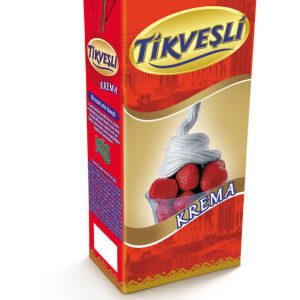 TİKVEŞLİ KREMA [ 1 LT  * 12 ADET ]