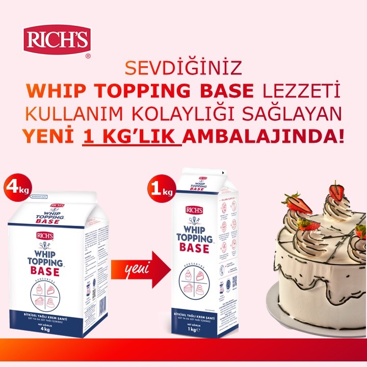 RİCH WTB BİTKİSEL ŞANTİ [ 1 KG * 12 ADET ]