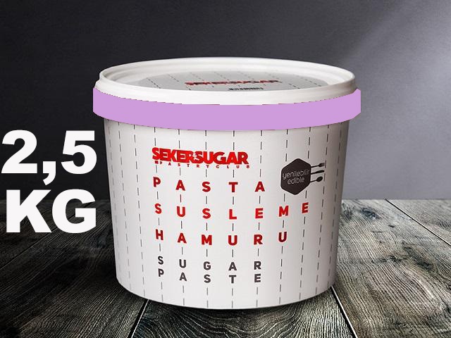 ŞEKER&SUGAR ŞEKER HAMURU - LİLA [ 2,5 KG ]