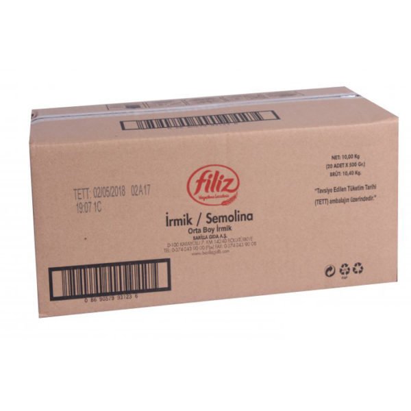 FİLİZ İRMİK [ 500 g * 18 Adet ]