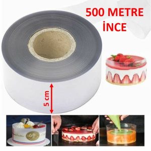 YAN DEKOR - [ ŞEFFAF ] - [ 5 CM*500 METRE ] - İNCE